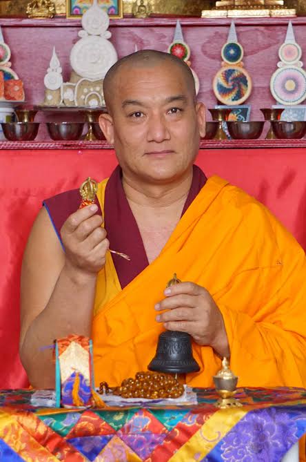 Resident teacher Geshe Trinly Gyatso